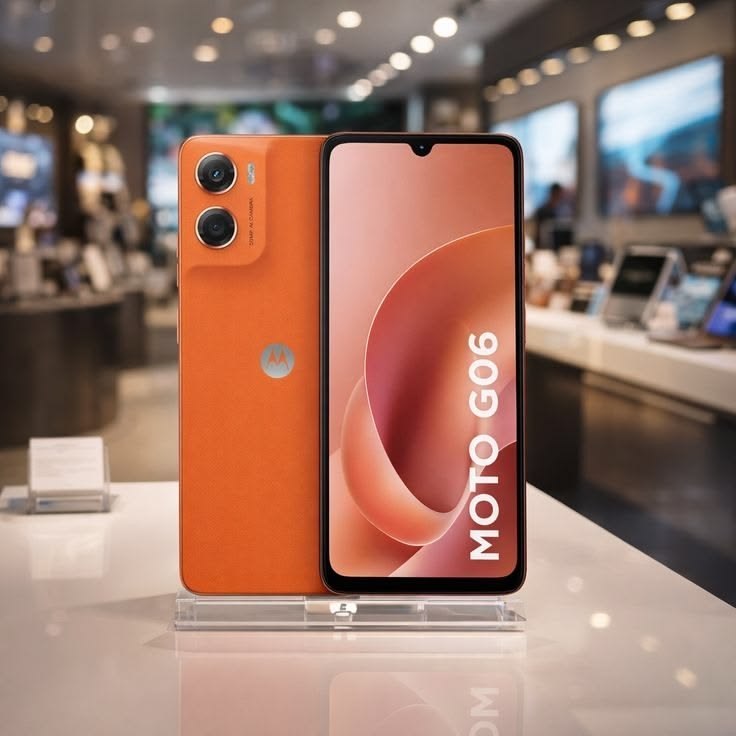 Celular Motorola Moto G06 128GB 4GB RAM Orange