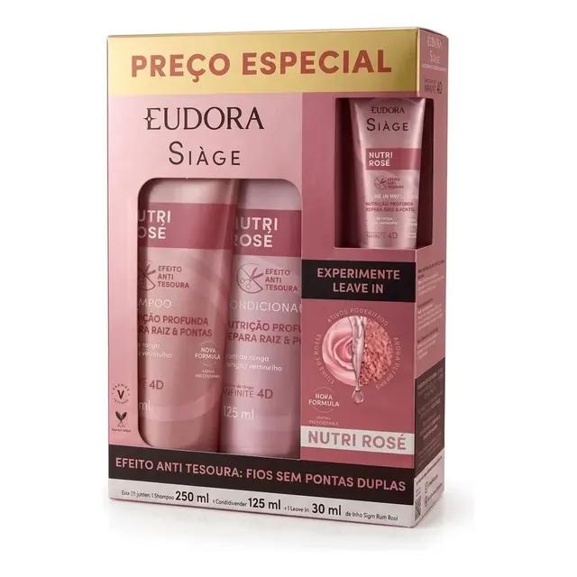 Kit Nutri Rose Shampoo + Condicionador