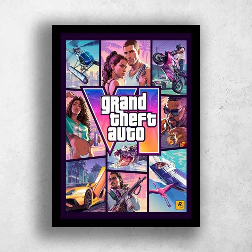Quadro Decorativo Grand Theft Auto V