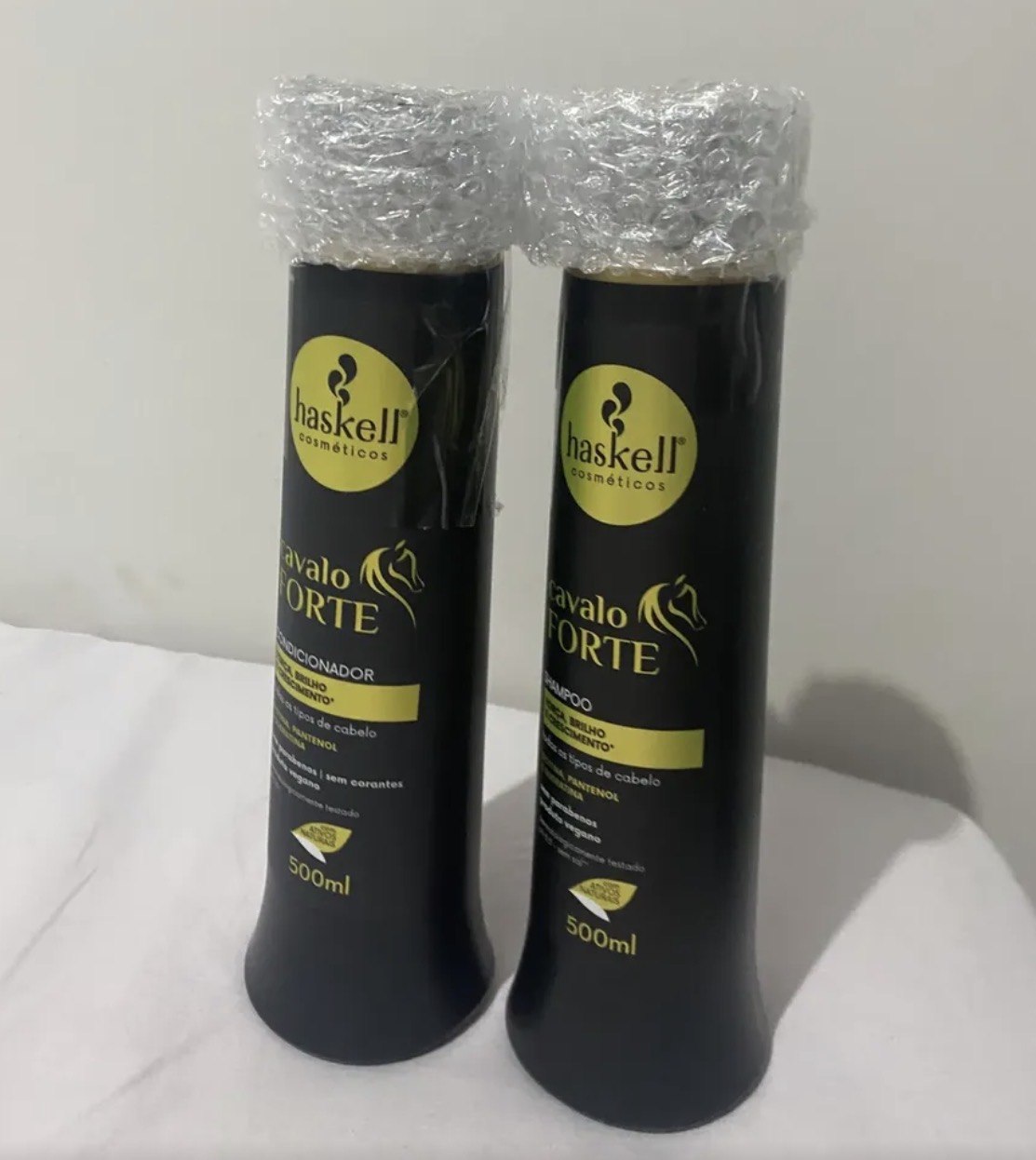 Kit Haskell Shampoo e Condicionador Cavalo Forte 500ml