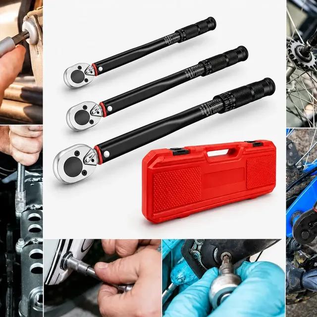 Torquímetro Profissional Kit Para Carro, Moto E Bicicleta Preto