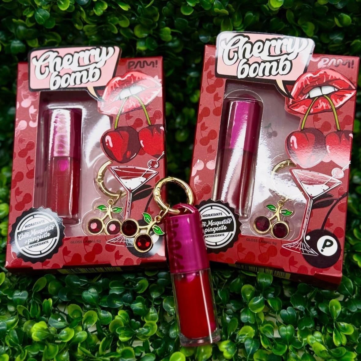 Gloss Labial Cherry Bomb Pam By Pamella 5g