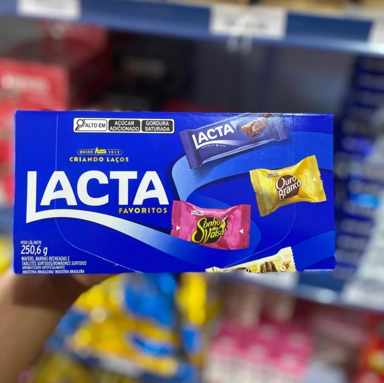 Lacta Favoritos - Caixa de variedades chocolates, 250,6g