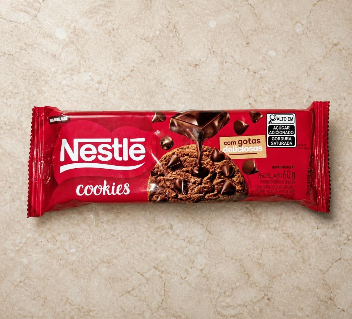 Nestlé Cookie Gotas De Chocolate Classic 60g