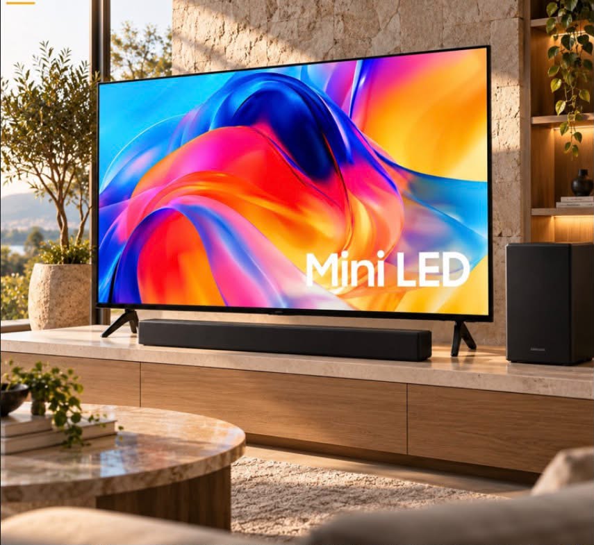 Combo Samsung Smart TV 65" Mini LED 4K M75H + Soundbar Samsung B-Series HW-B450F