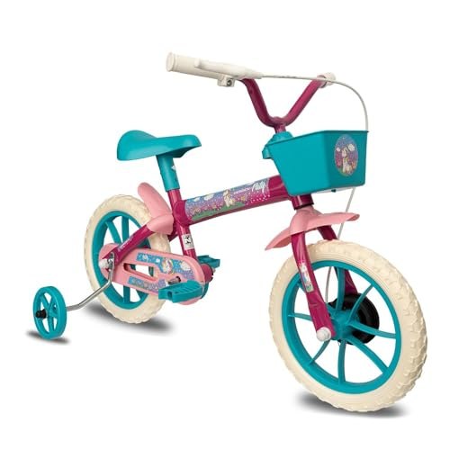 Bicicleta Infantil Verden Paty Aro 12 com Cestinha e Rodinhas de Apoio