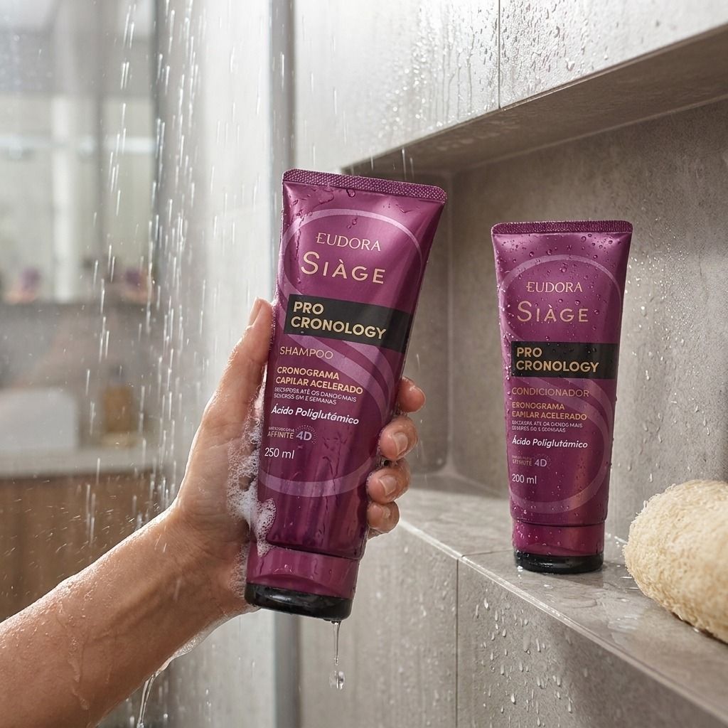 Combo Siàge Pro Cronology: Shampoo 250ml + Condicionador 200