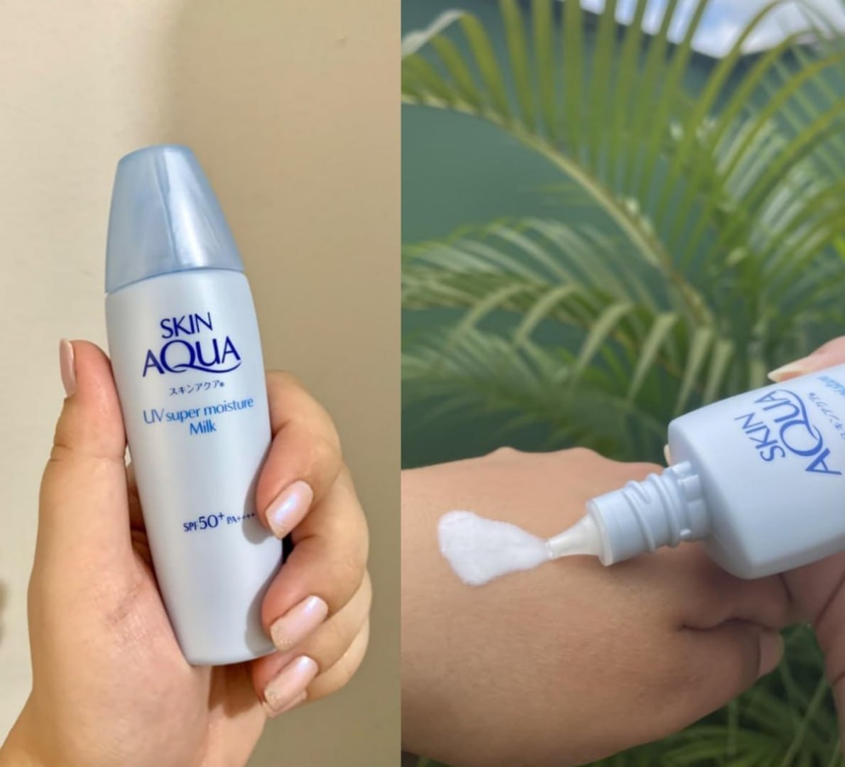 Protetor Solar Facial Skin Aqua Moisture Milk 40g FPS50