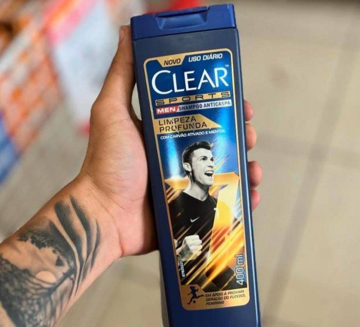Clear Sports Men Shampoo Anticaspa Limpeza Profunda 400ml