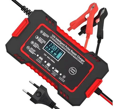 Carregador Inteligente de Bateria Automotiva 12V