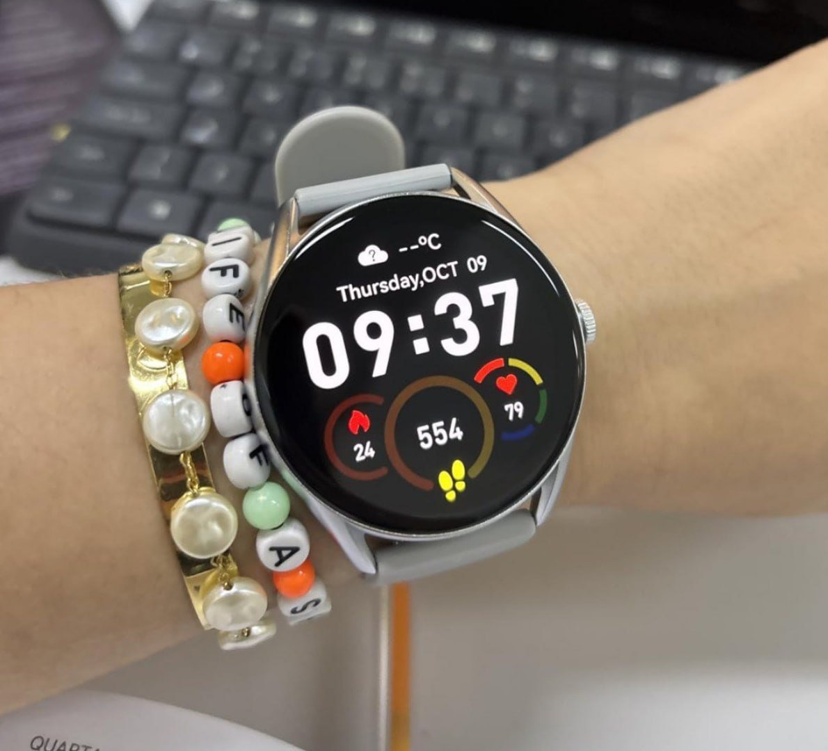 Relógio Smartwatch Qcy Gt S8 Tela Amoled Bluetooth