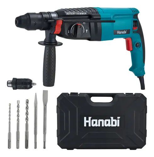 Martelete Perfurador Rompedor Professional 26mm 1300W SDS Azul-petróleo
