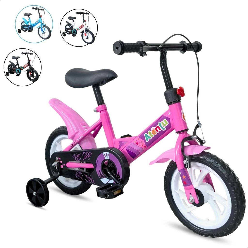 Bicicleta Infantil Aro 12 com Pedal e Rodinhas