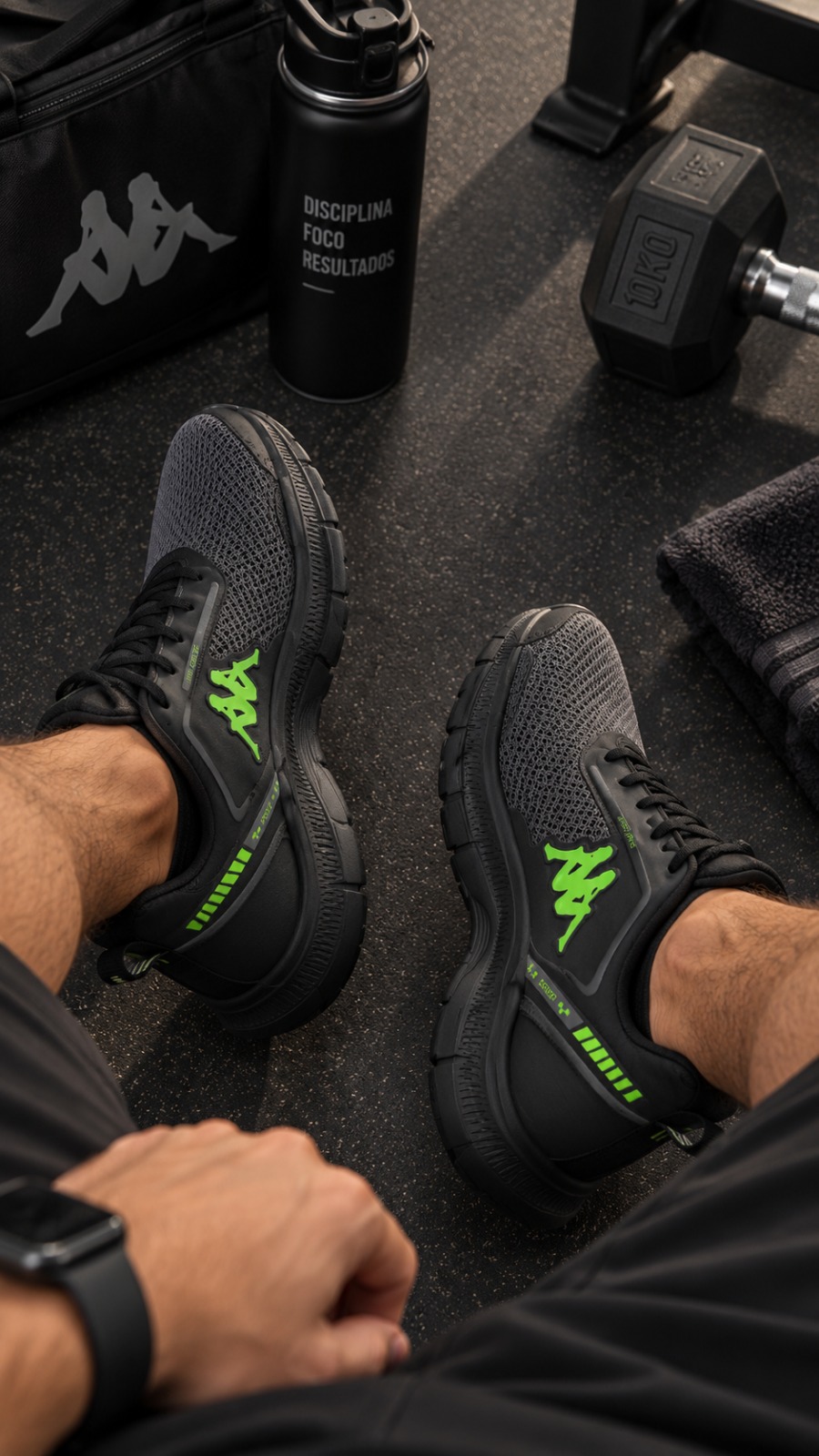 Tênis Kappa Run 200 para caminhada e academia