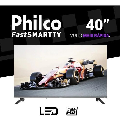 Smart TV Philco 40 P40VIK LED Roku Dolby Audio Wi-Fi HDMI HDR Full HD 110/220V