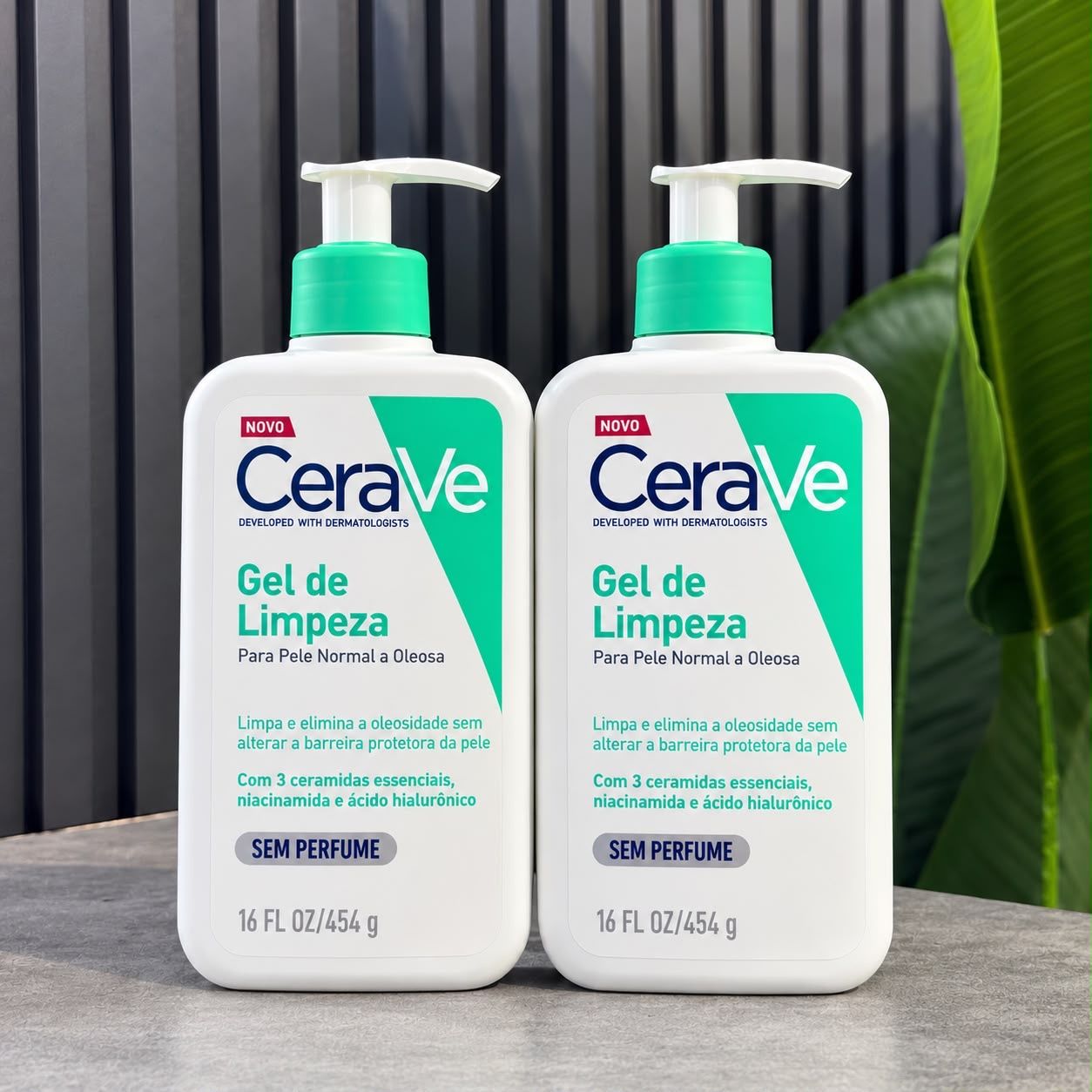 Gel de Limpeza Facial Para Pele Normal a Oleosa CeraVe 454g