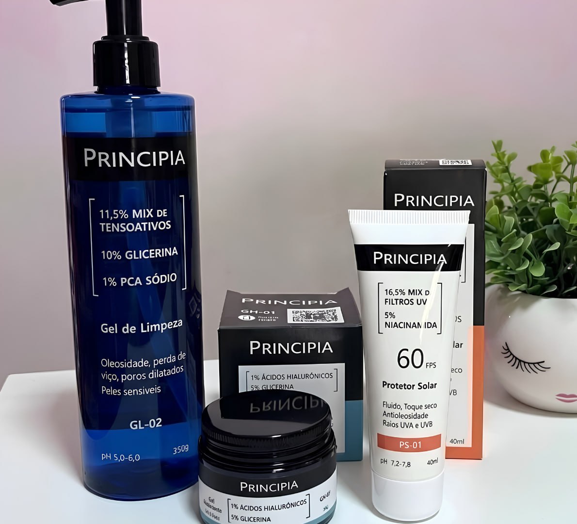Kit Principia Pele Sensível com Protetor Solar FPS 60