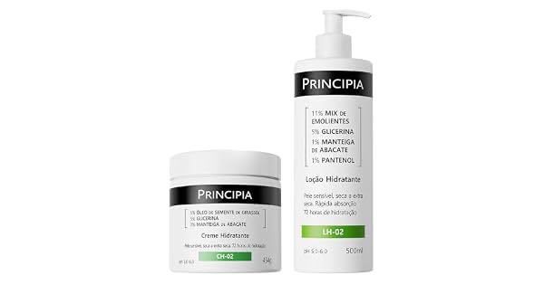 Kit Hidratante Principia Creme + Loção