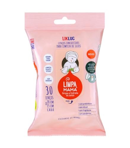 Likluc Limpa Mamá Lenços Umedecidos para Amamentação