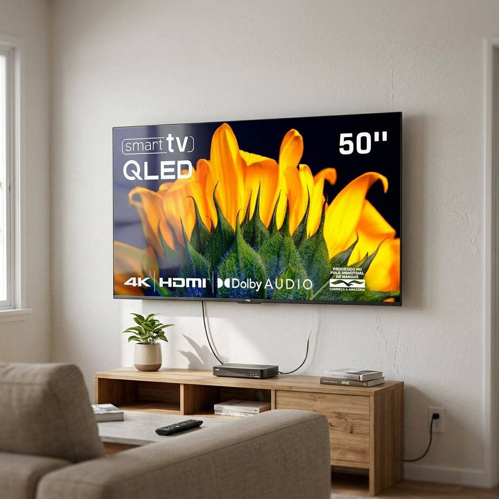 Smart TV HQ QLED 50" 4K Wi-Fi Bluetooth