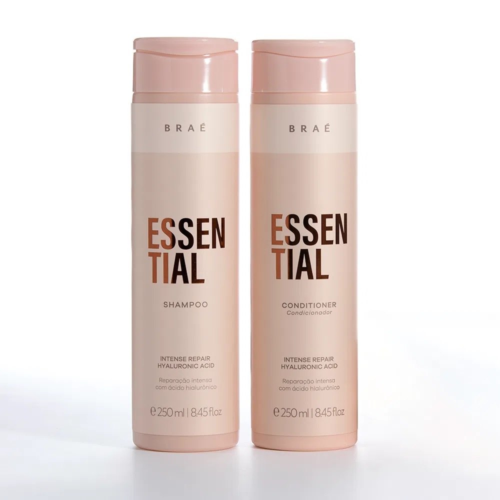 Kit Braé Essential Shampoo 250ml + Condicionador 250ml