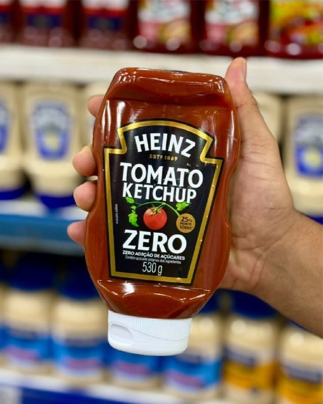 Heinz Ketchup Zero Açúcar 530g