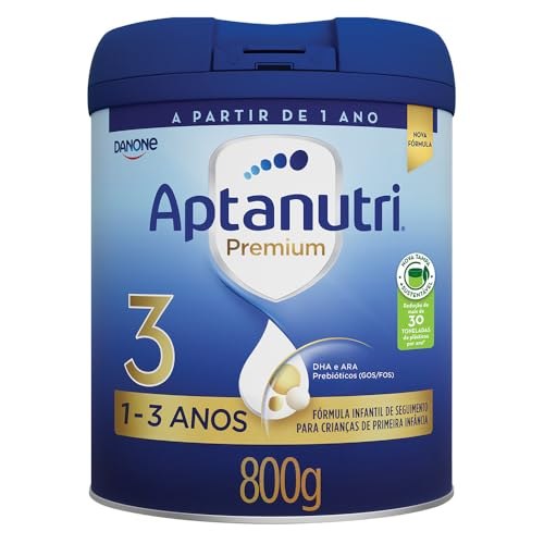 Danone Nutricia Aptanutri Premium 3, 1-3 anos, Fórmula de Seguimento, 800g