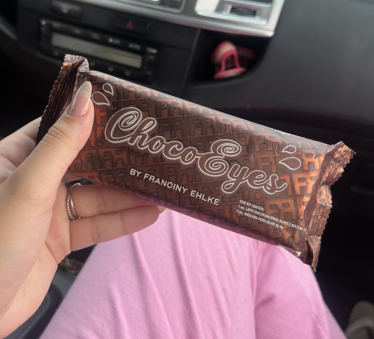 Kit Fran Chocoeyes (Máscara de Cílios Marrom e Lápis Multifuncional) by Franciny Ehlke