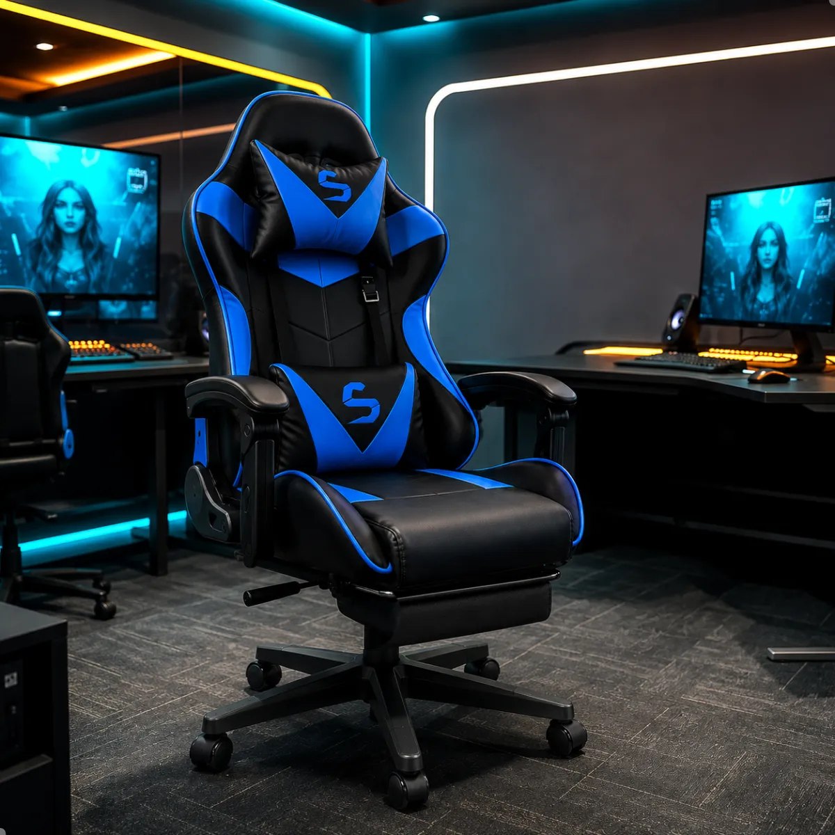 Cadeira Gamer Ergonômica Reclinável