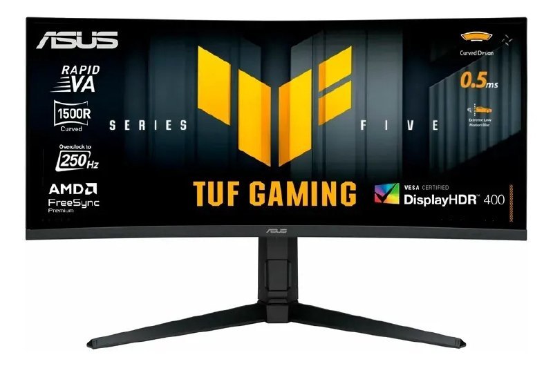 Monitor Gamer Asus TUF VG34WQML5A 34" WQHD 250 Hz Curvo
