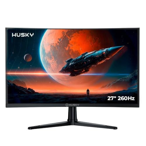 Monitor Gamer Curvo Husky Boreal 27" FHD 260Hz