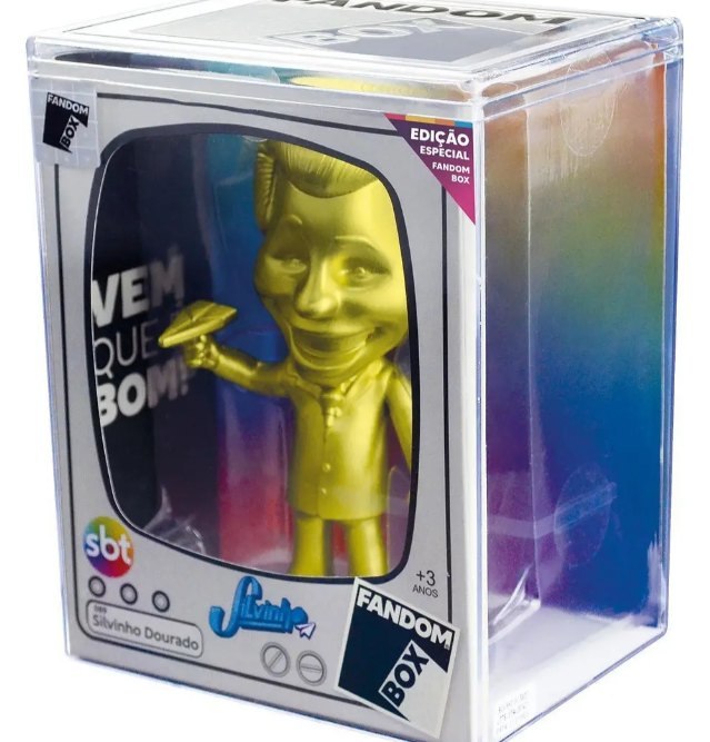 Silvio Santos Dourado Fandom Líder Brinquedos