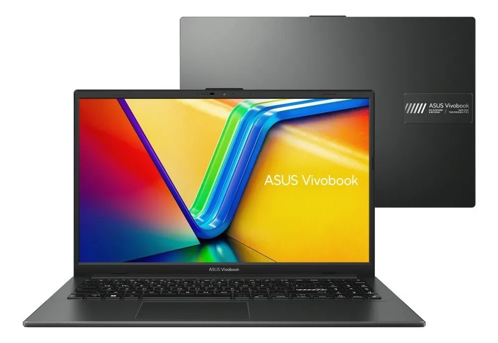 Notebook ASUS Vivobook Go 15 E1504 AMD Ryzen 5 7520U 8GB 256GB SSD