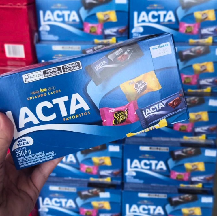 Lacta Favoritos - Caixa de variedades chocolates, 250,6g