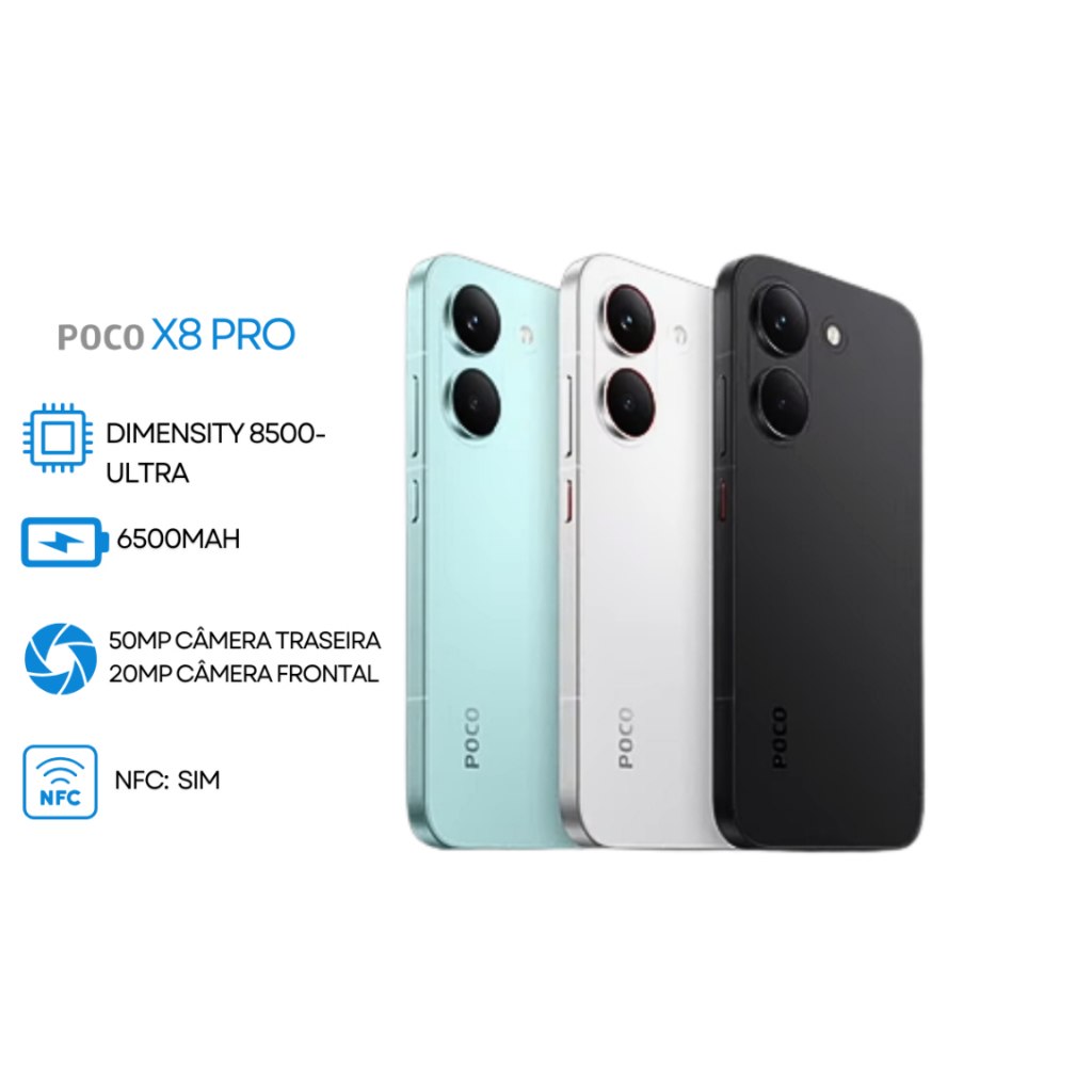Xiaomi Poco X8 Pro 5G NFC 512GB/256GB 8GB/12GB Global