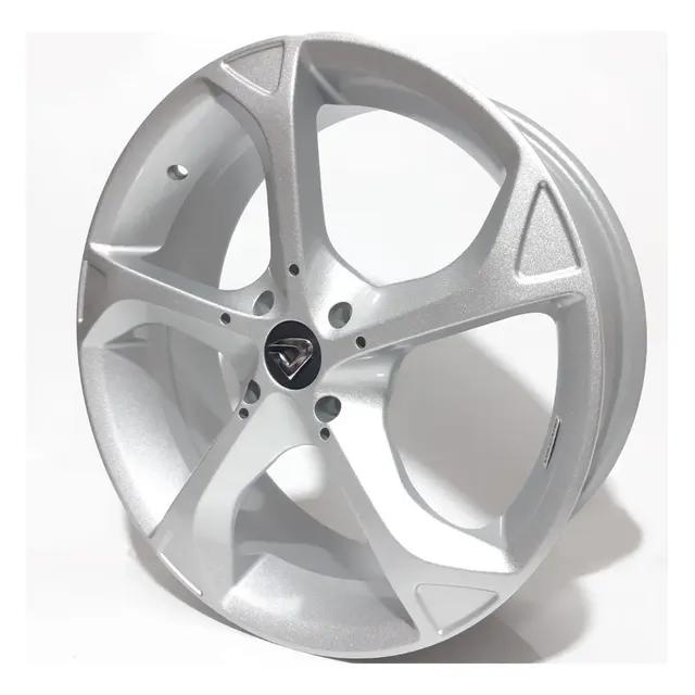 Rodas Aro 17 4x100 Tala 6 Advance Volcano Jogo 4 Rodas Prata