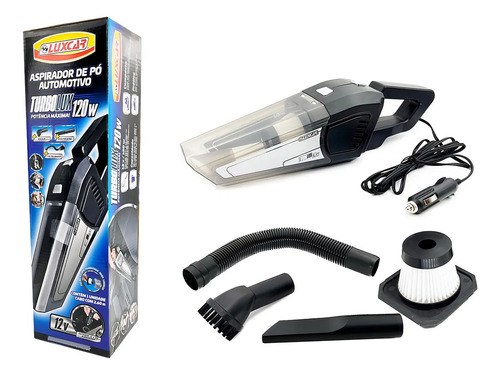 Aspirador de Pó Automotivo Luxcar Potente 120W Turbolux