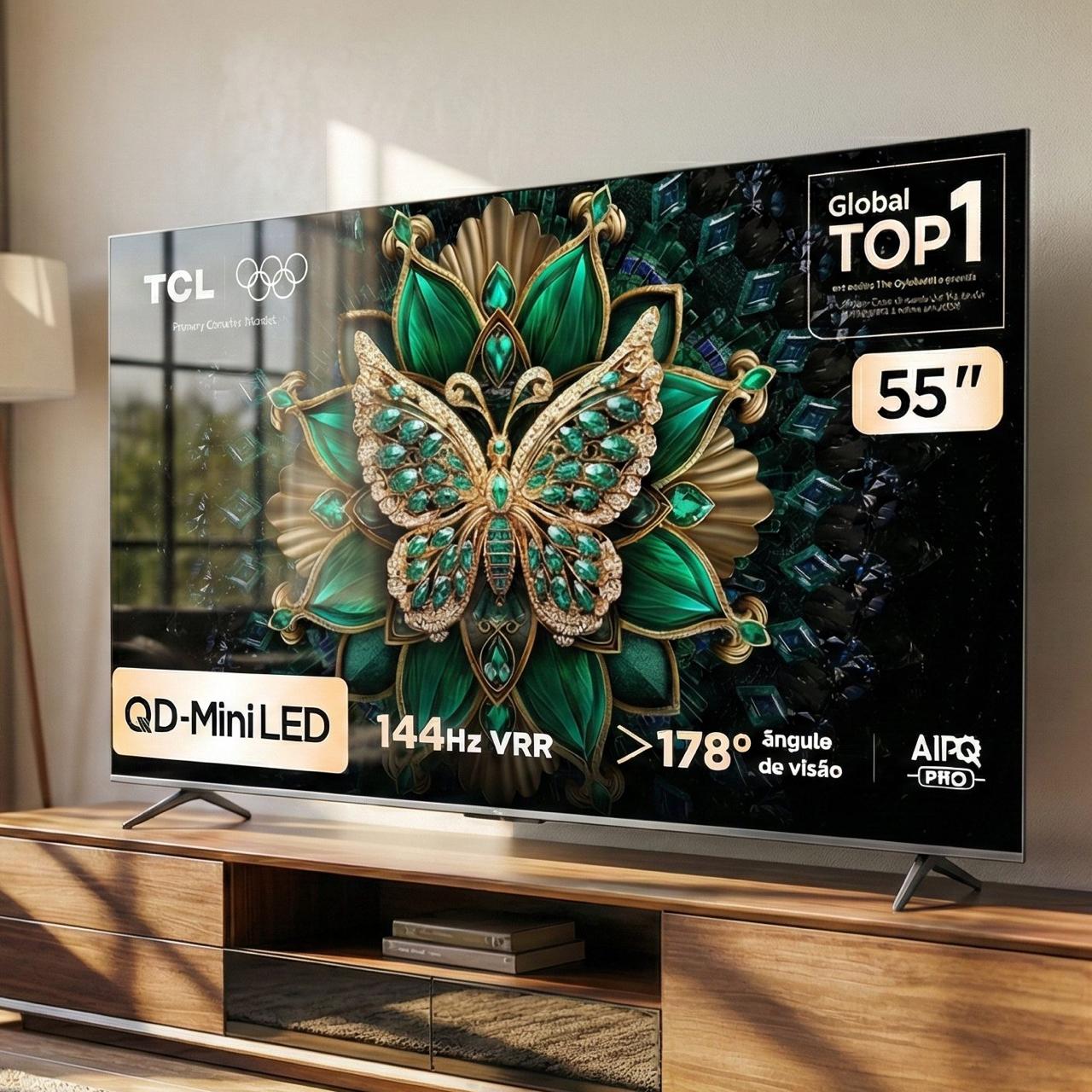 Smart TV TCL 55 4K QD-Mini LED Google TV 55C6K