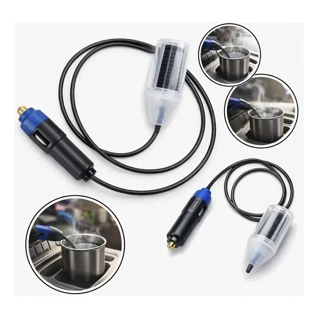 Aquecedor de Líquido Automotivo Caminhão Carro 12V/24V 120W