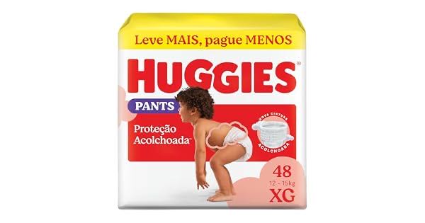 Fralda Huggies Pants Supreme Care XG 48 Unidades