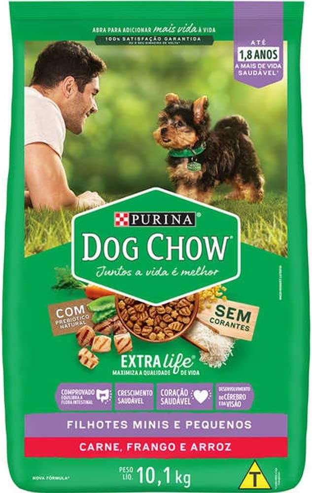 Ração Dog Chow Extralife Filhotes 10,1kg